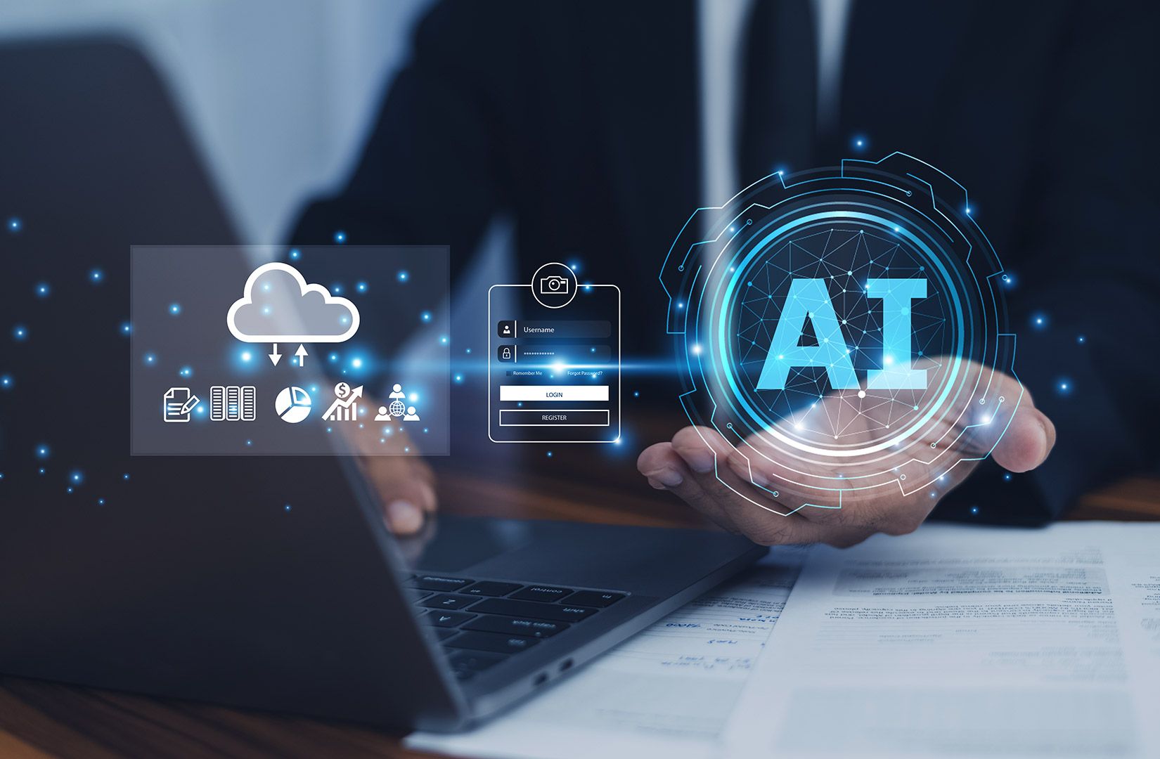 Imagem que remete a Inteligência Artificial.