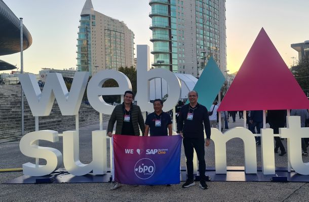 Foto dos diretores da b2finance no Web Summit