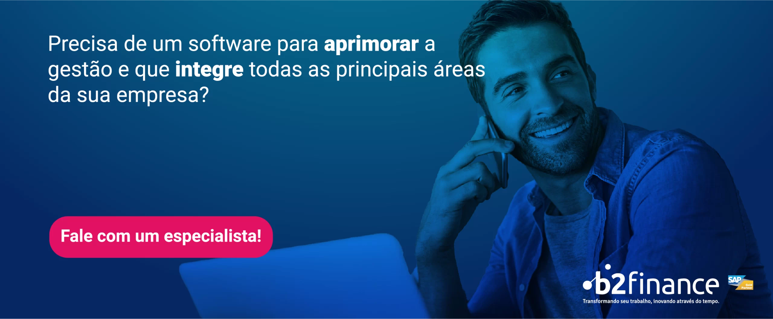 CTA da solução SAP Business One.